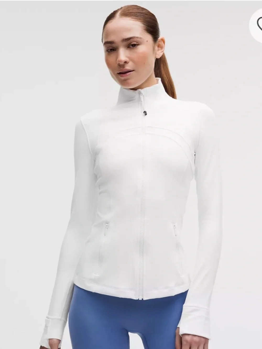 Lululemon Define Jacket Nulu size 10 white NWT